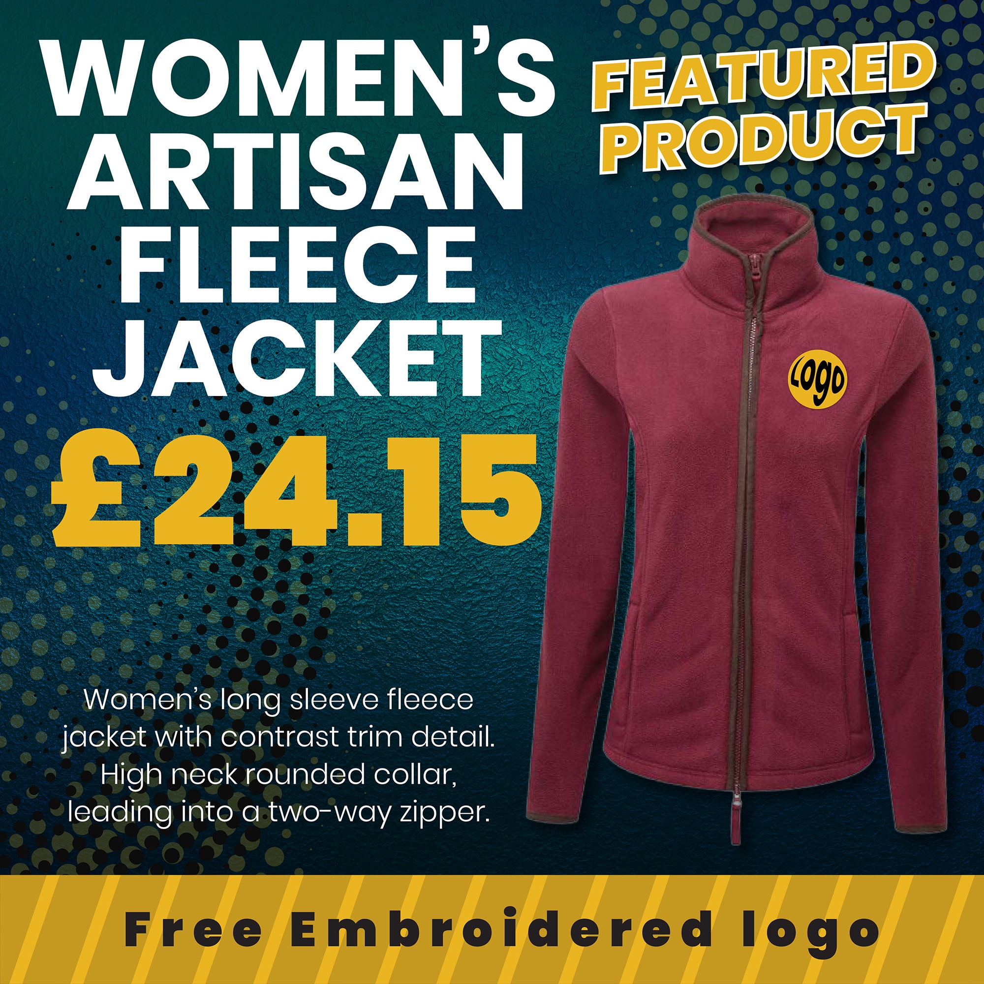 Women’s Artisan fleece jacket