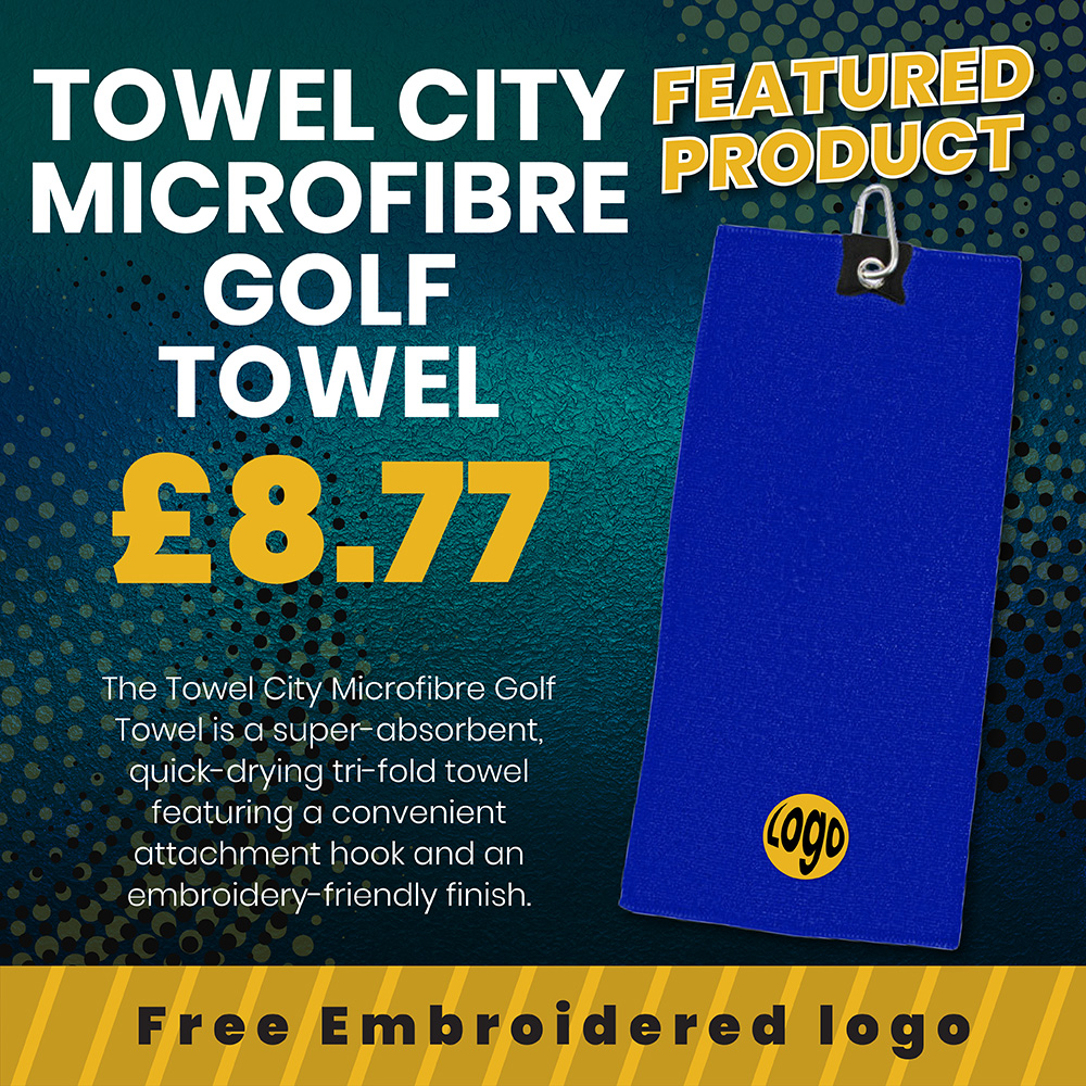 Microfibre golf towel