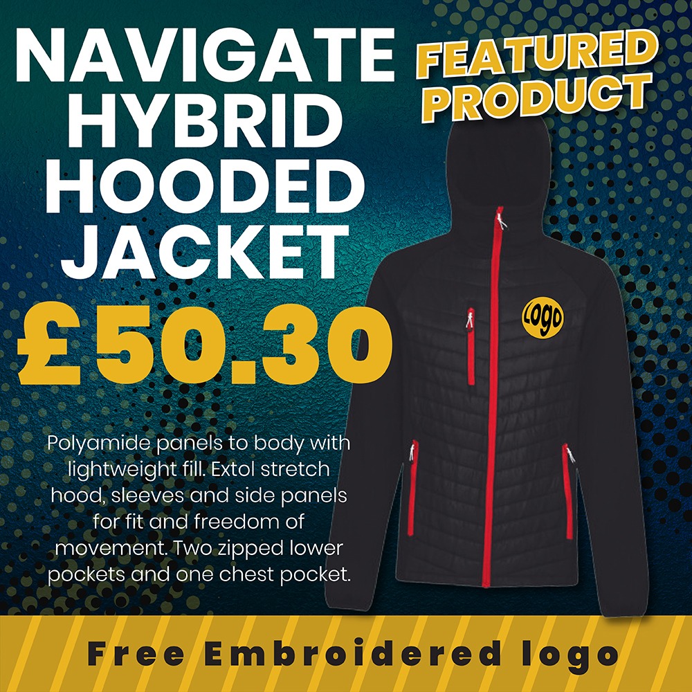 Navigate hybrid hooded jacket
