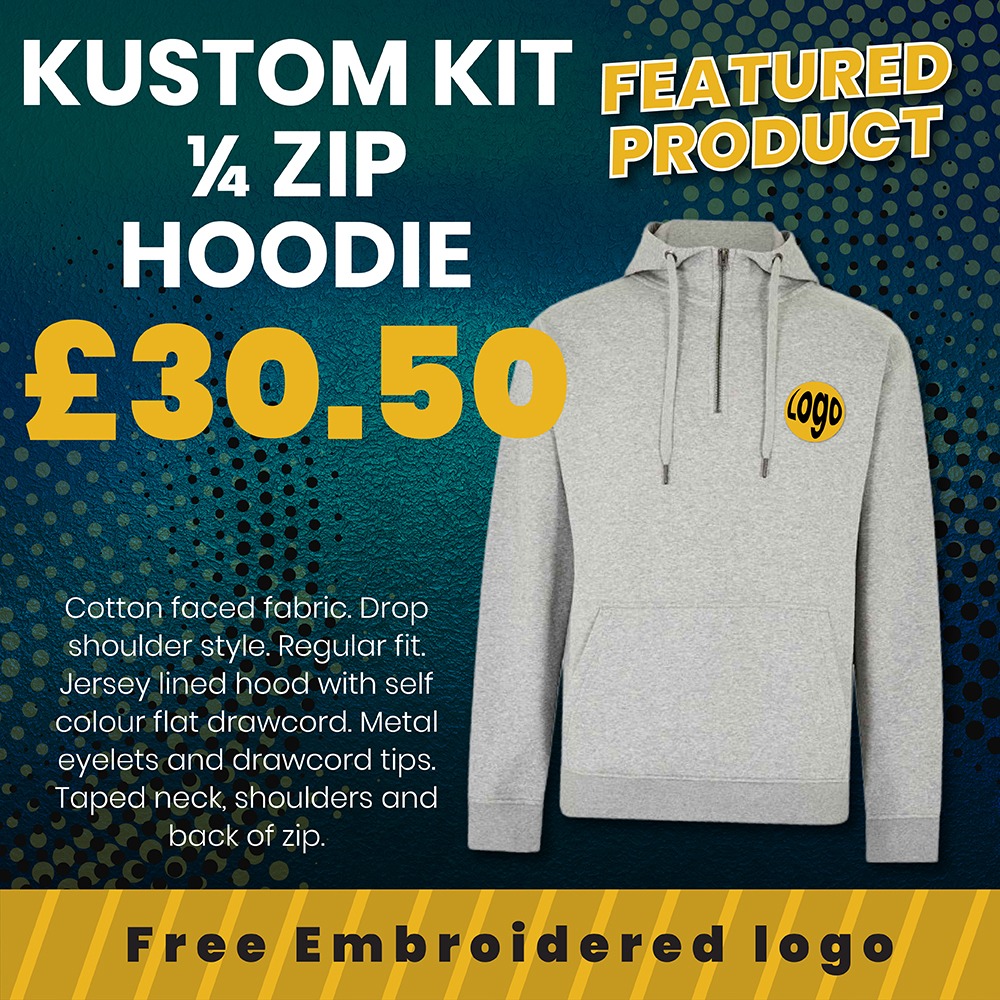 Kustom Kit quarter-zip hoodie