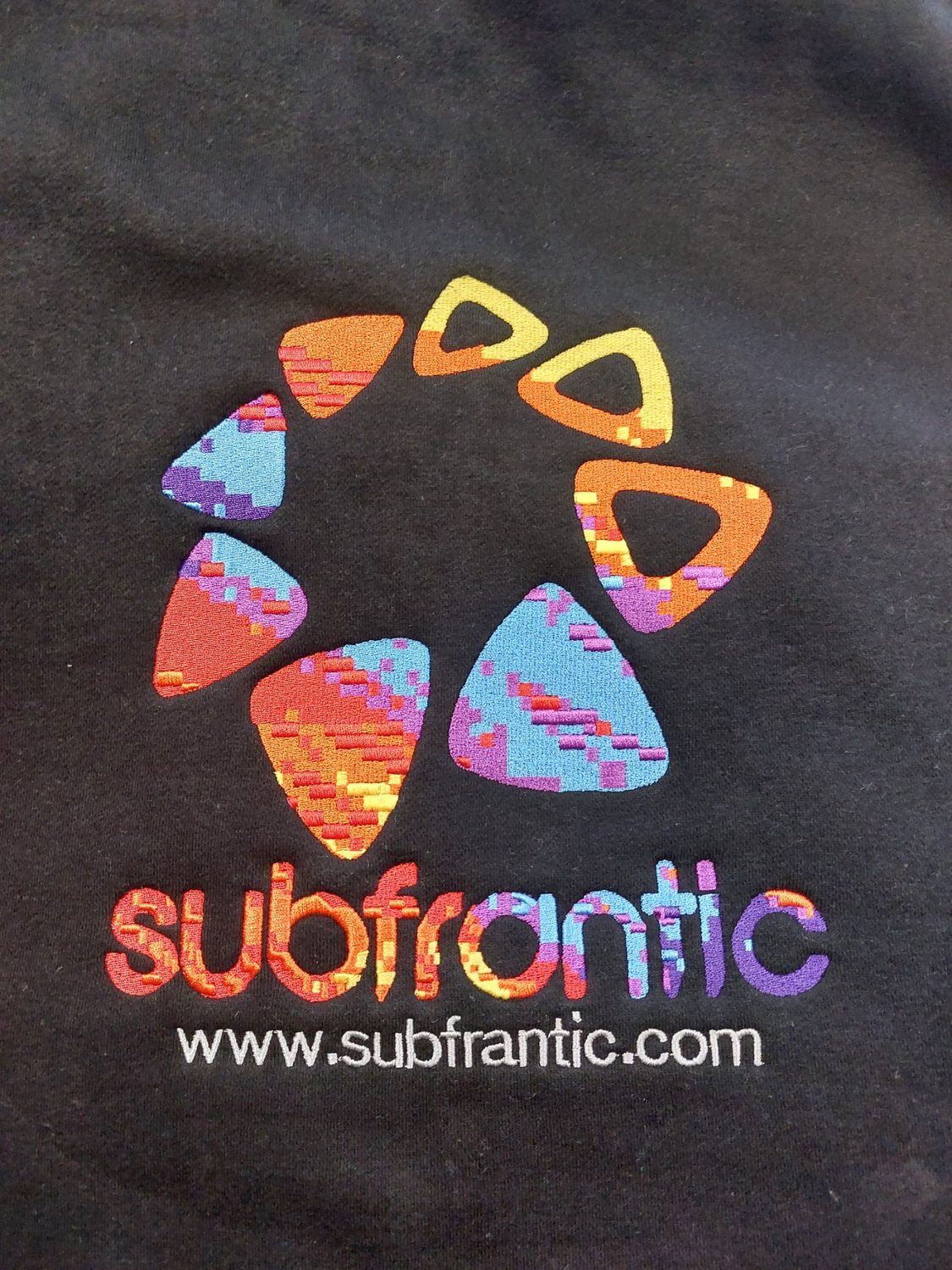 Real WearYourLogo customer work: multi-colour embroidery