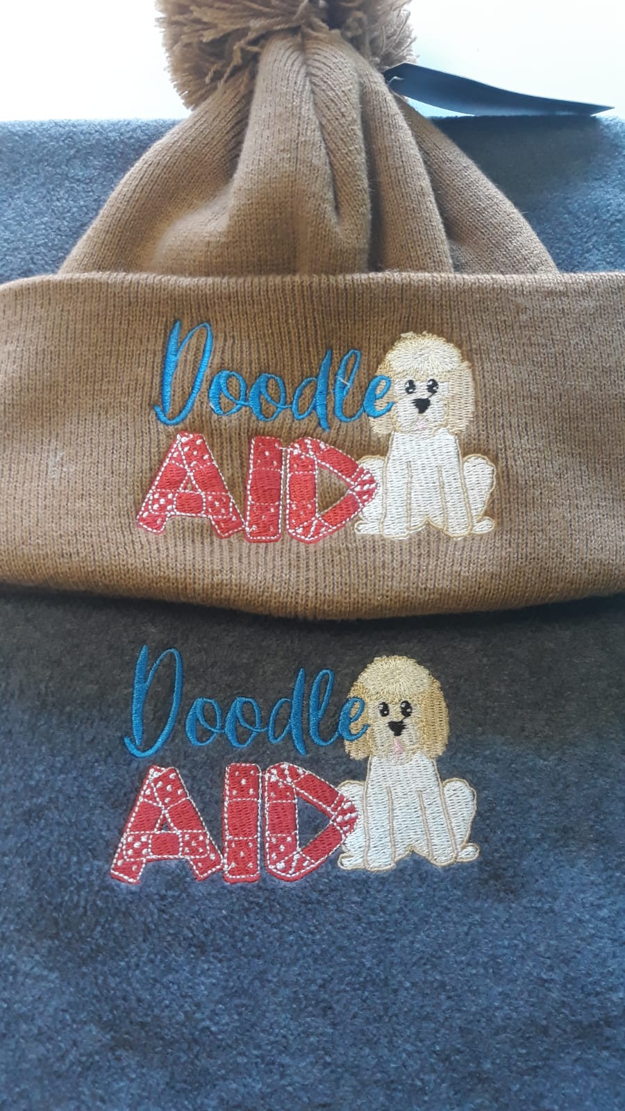 Embroidered group clothing