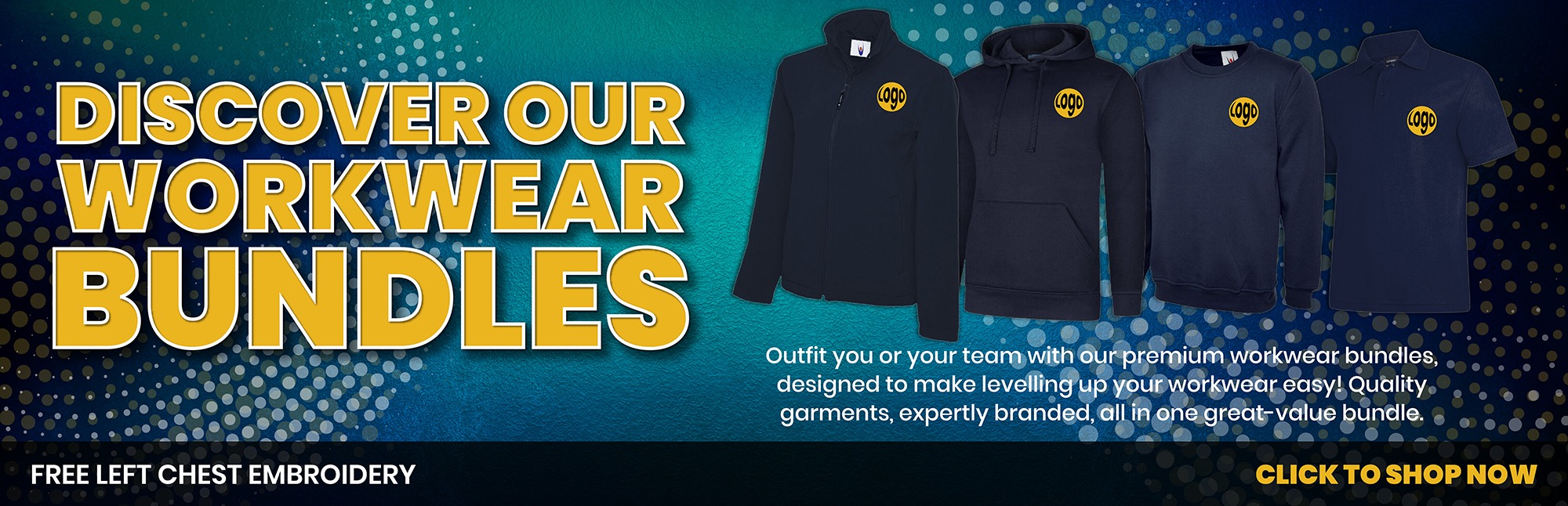 WearYourLogo product and service banner