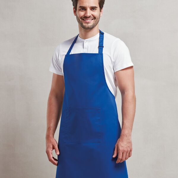 Colours bib apron with pocket  Thumbnail