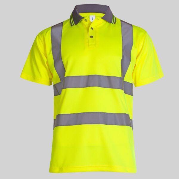 Hi Vis Short Sleeve Polo Shirt Thumbnail