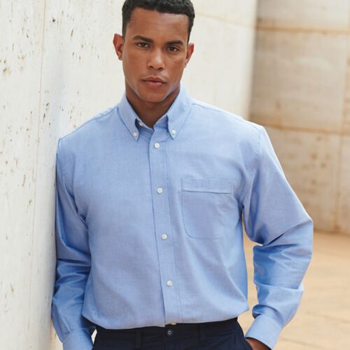 Henbury L/S Classic Oxford Shirt Thumbnail