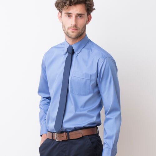 Henbury L/S Oxford Shirt Thumbnail