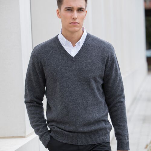 Henbury L/wool V Nk Sweater Thumbnail