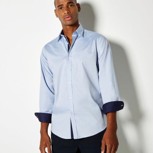 Contrast premium Oxford shirt (button-down collar) long sleeve Thumbnail