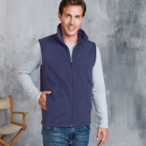 Luca zip-through microfleece gilet  Thumbnail