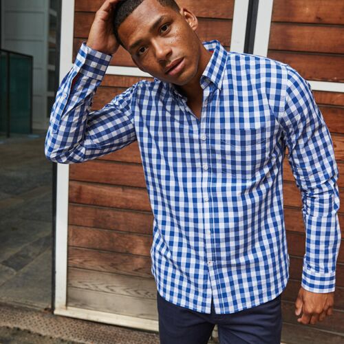 Checked cotton shirt Thumbnail