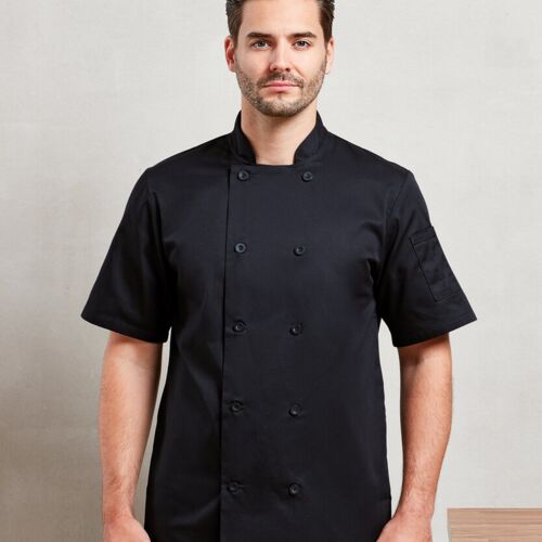 Short sleeved chef’s jacket Thumbnail