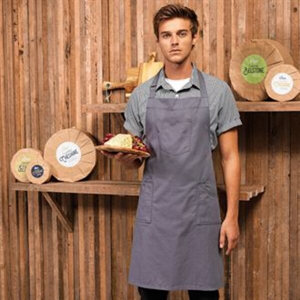 Chino cotton bib apron Thumbnail