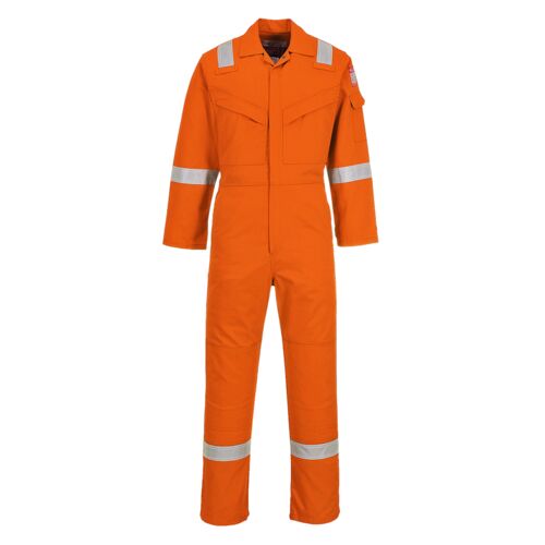 Flame Resistant Anti-Static Coverall 350g Black Thumbnail