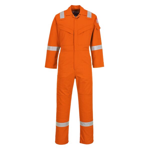 Flame Resistant Anti-Static Coverall 350g Black Thumbnail