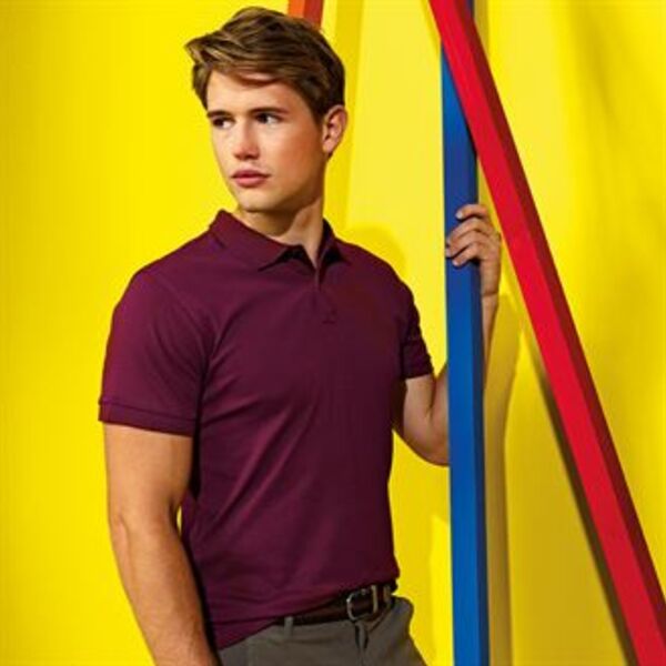 Men's super smooth knit polo Thumbnail