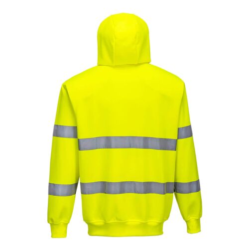 Hi-Vis Zip Front Hoodie Thumbnail