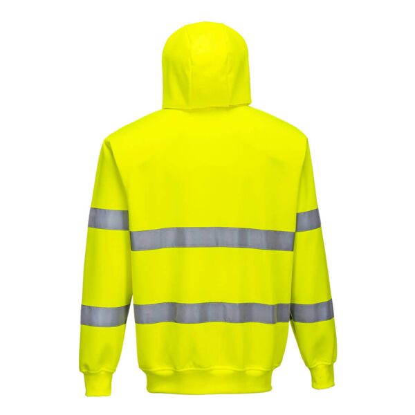 Hi-Vis Zip Front Hoodie Thumbnail