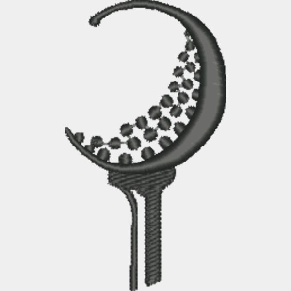 Golf & Tee Black Thumbnail